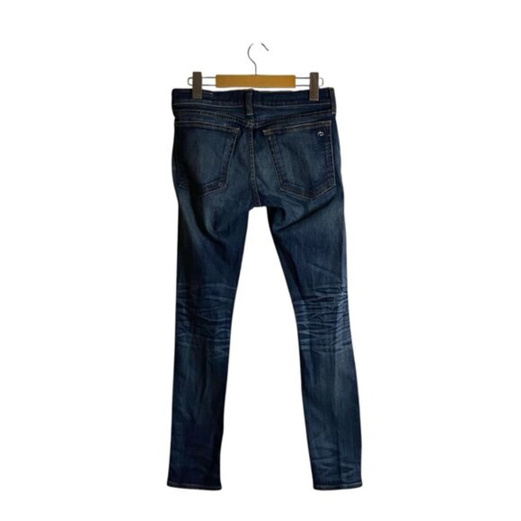 Rag & Bone Women's Dre Mid Rise Skinny Denim Jeans in Watts - Picture 11 of 11